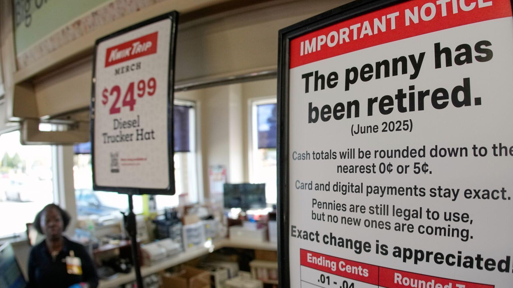 Banks and retailers run short on pennies as the US Mint stops making them